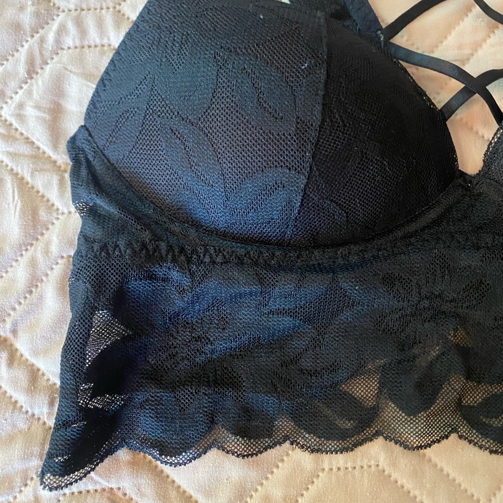 VICTORIAS SECRET Black Lace Bralette